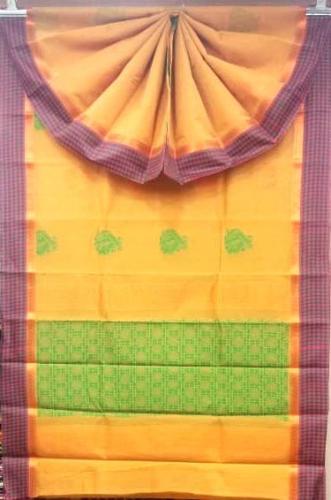 PL Saree Cotton Korvai Border